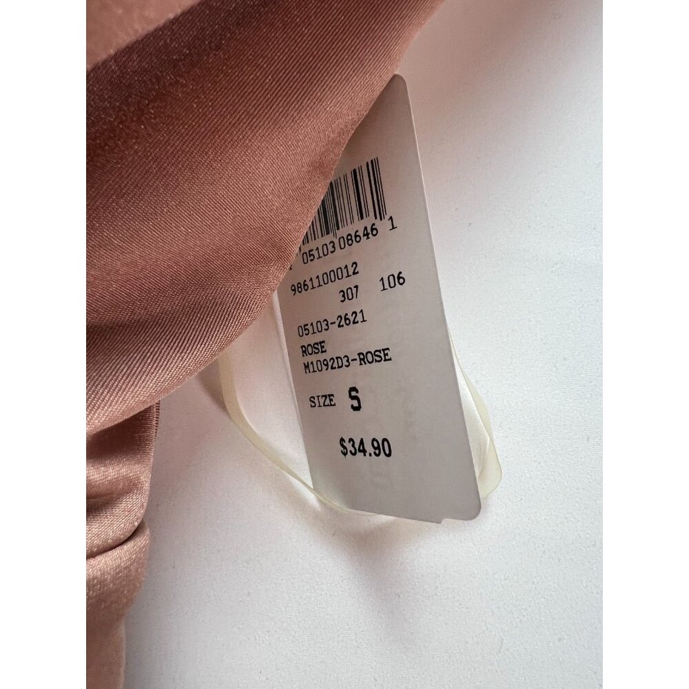 Pink Satin Party Cocktail Dress Windsor SZ Small - Picture 4 of 6